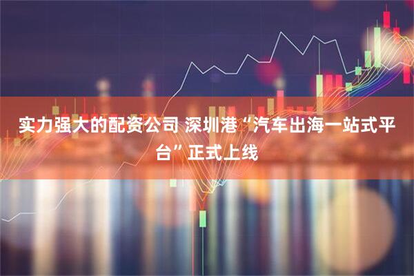 实力强大的配资公司 深圳港“汽车出海一站式平台”正式上线