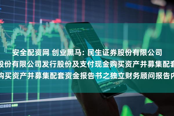 安全配资网 创业黑马: 民生证券股份有限公司关于创业黑马科技集团股份有限公司发行股份及支付现金购买资产并募集配套资金报告书之独立财务顾问报告内容摘要