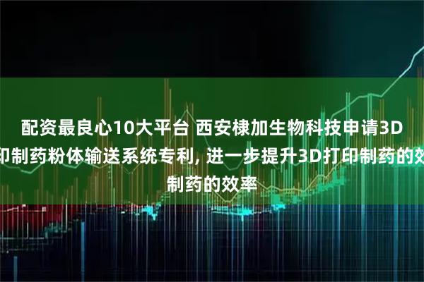 配资最良心10大平台 西安棣加生物科技申请3D打印制药粉体输送系统专利, 进一步提升3D打印制药的效率
